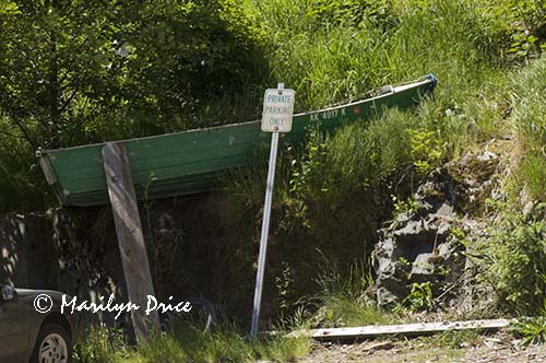 Is the boat in the private parking area?, Ketchikan, AK