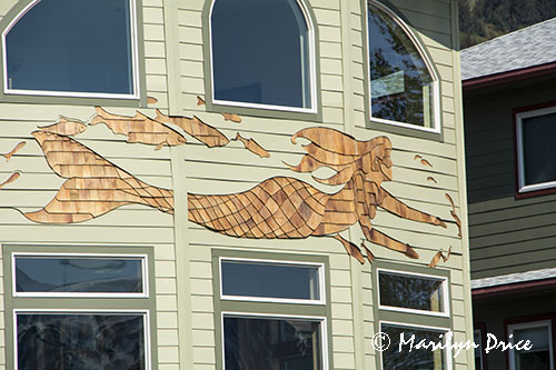 Railroad weather vane, Seward, AK