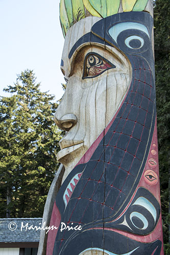 Totem pole, Sitka National Historical Park, Sitka, AK