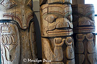 Totem poles, Museum of Northern British Columbia, Prince Rupert, BC