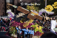 Lutheran Laymen's League float (Anchored in Jesus), Rose Parade, Pasadena, CA