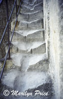 Very worn steps, Les Baux, France