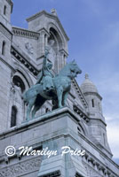 Statue of Joan of Arc, Sacre Coeur, Paris, France