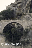 Dovecotes at the ruined castle at Les Baux, France