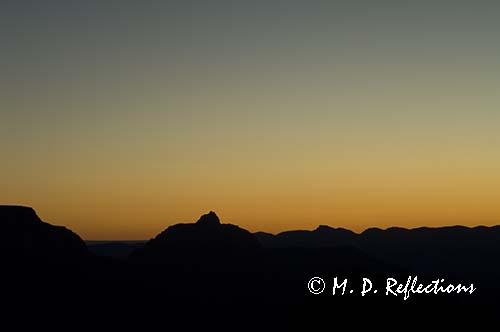 Sunrise over the Grand Canyon as seen from Mather Point