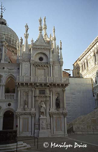Courtyard, Doge's Palace, Venice, Italy