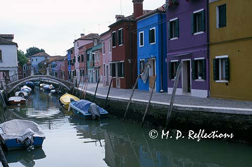 Canal, Burano, Italy