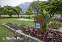 Gardens in a park, Interlaken, Switzerland