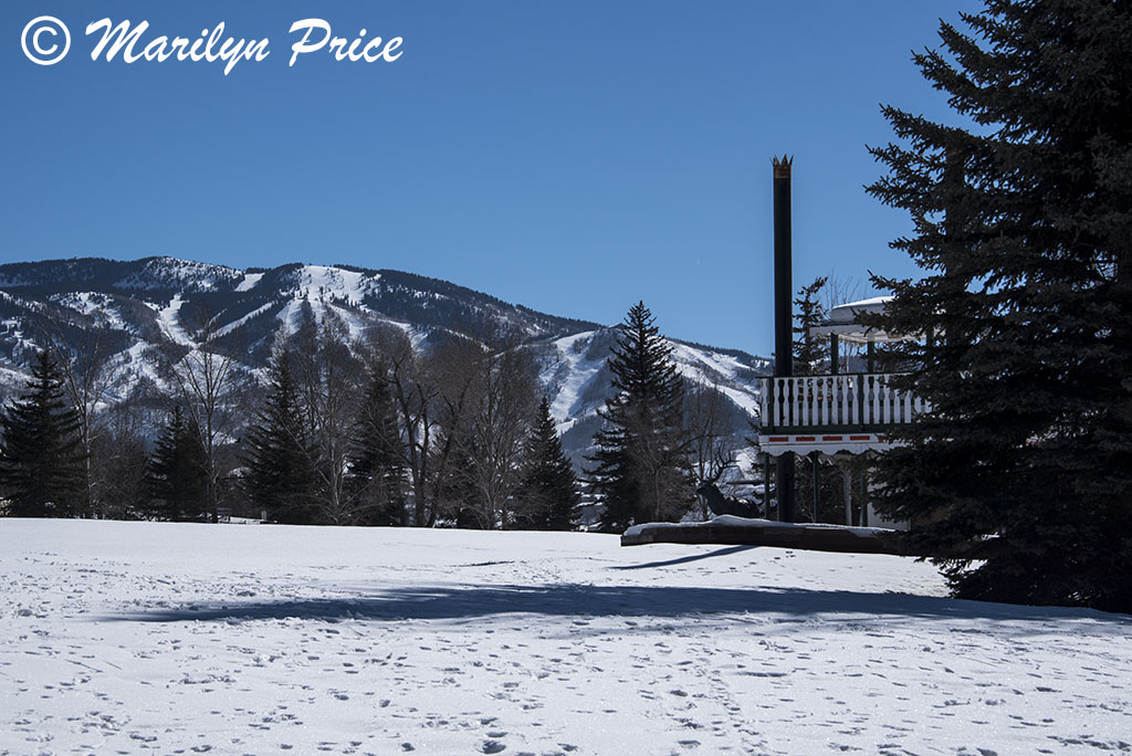 Playground equipment that looks like a riverboat, West Lincoln Park, Steamboat Springs, CO