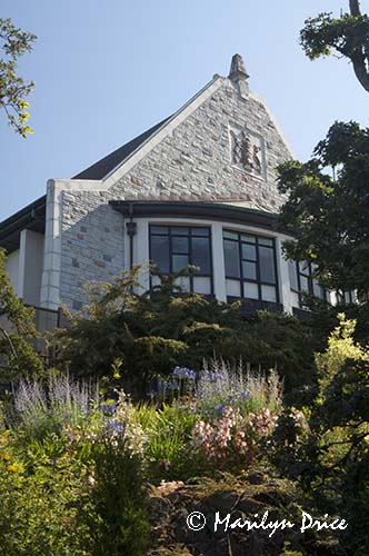 Government House from the Terraces garden area, Victoria, BC